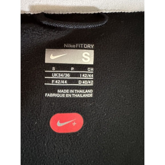Nike Fit Dry Fleece Lined Full Zip Jacket Black Small Activewear Pockets Clean - Picture 5 of 11